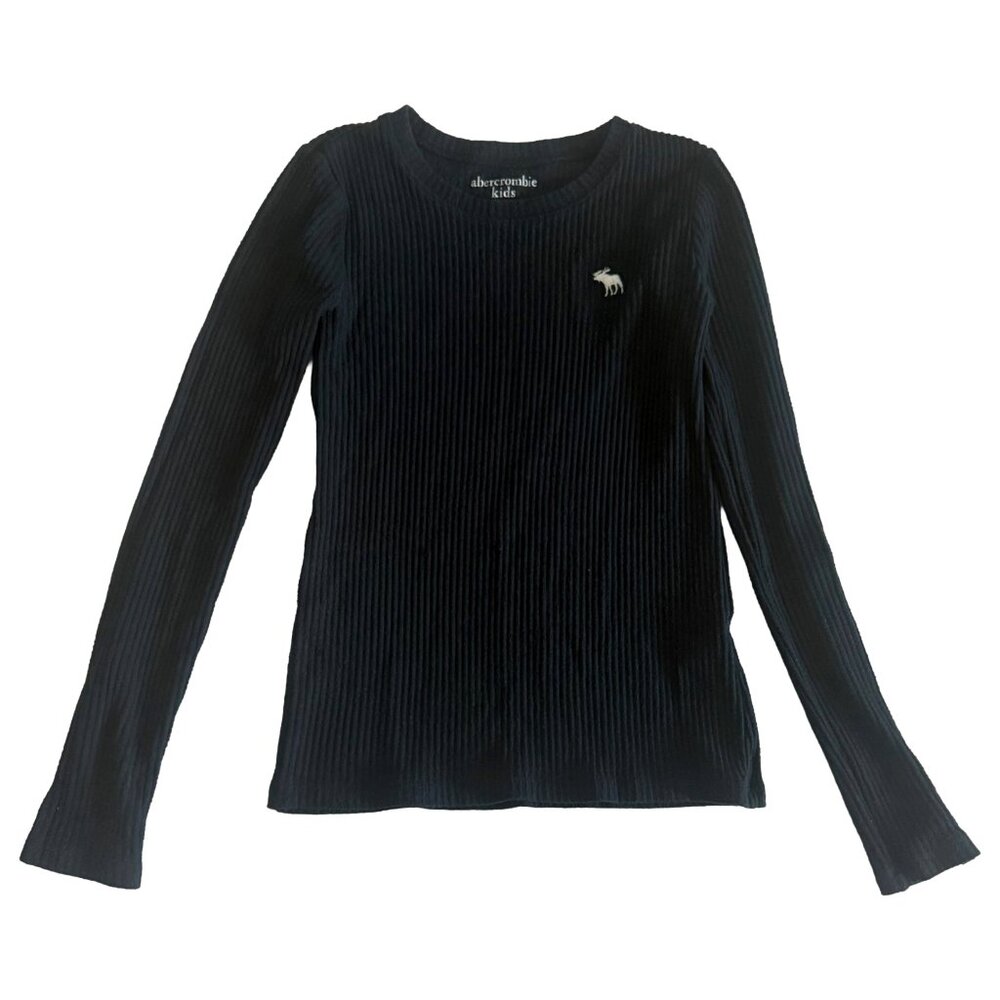 Abercrombie Kids Navy Long Sleeve Shirt 9/10